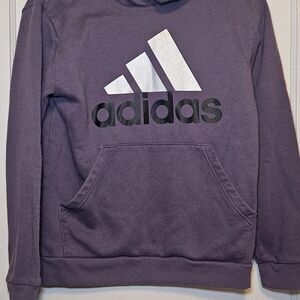 Adidas Purple Hoodie with Logo